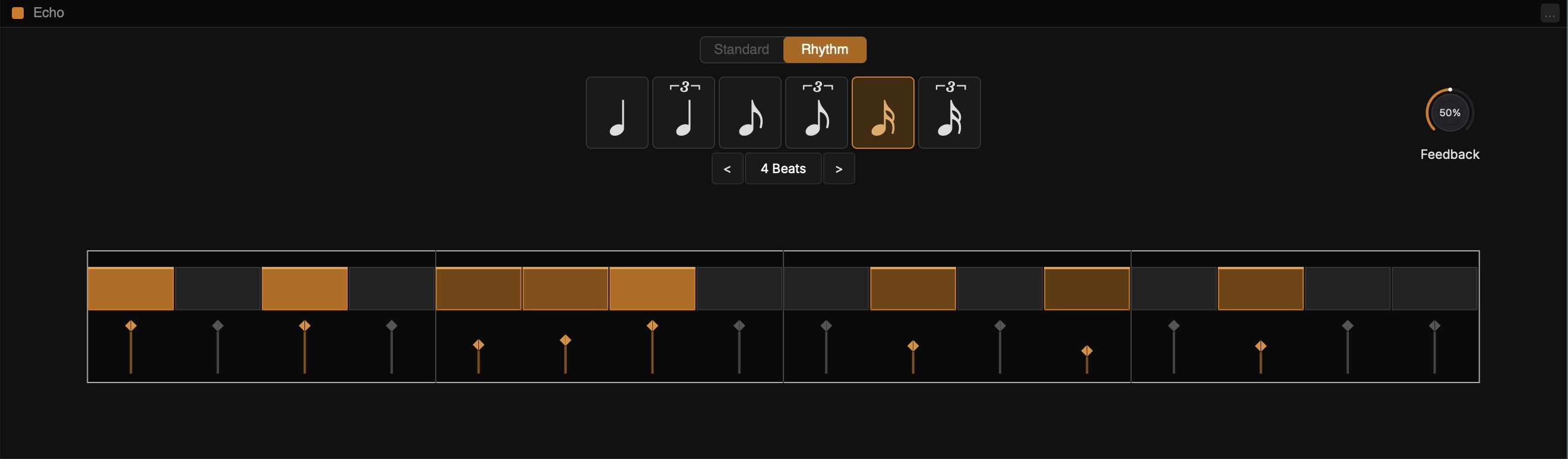 Echo rhythm mode overview