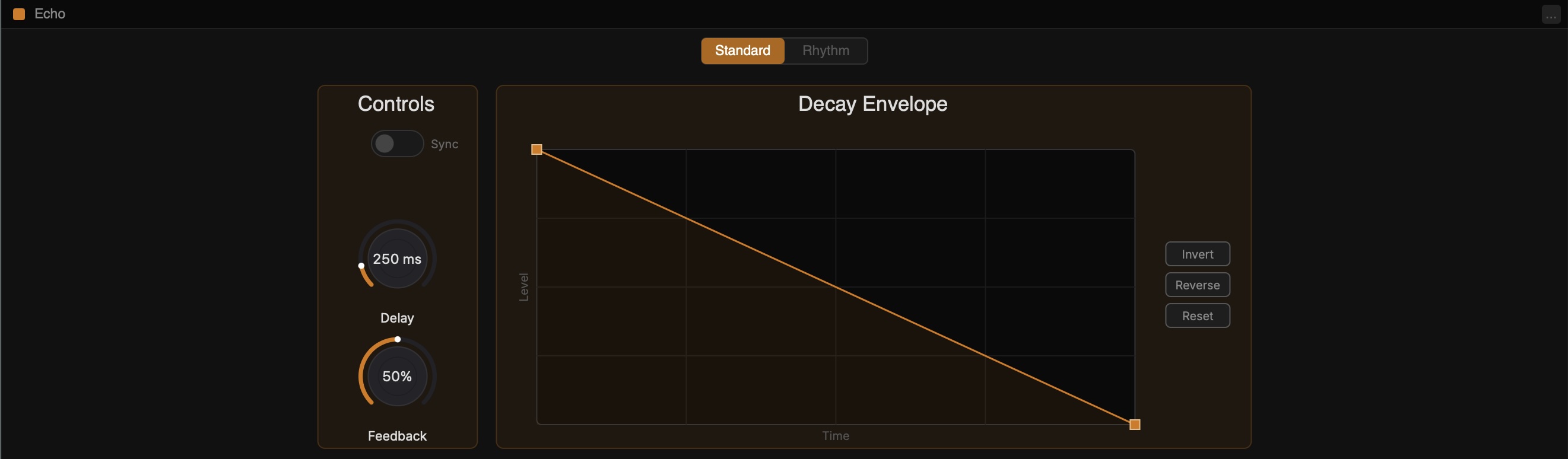 Echo standard mode overview